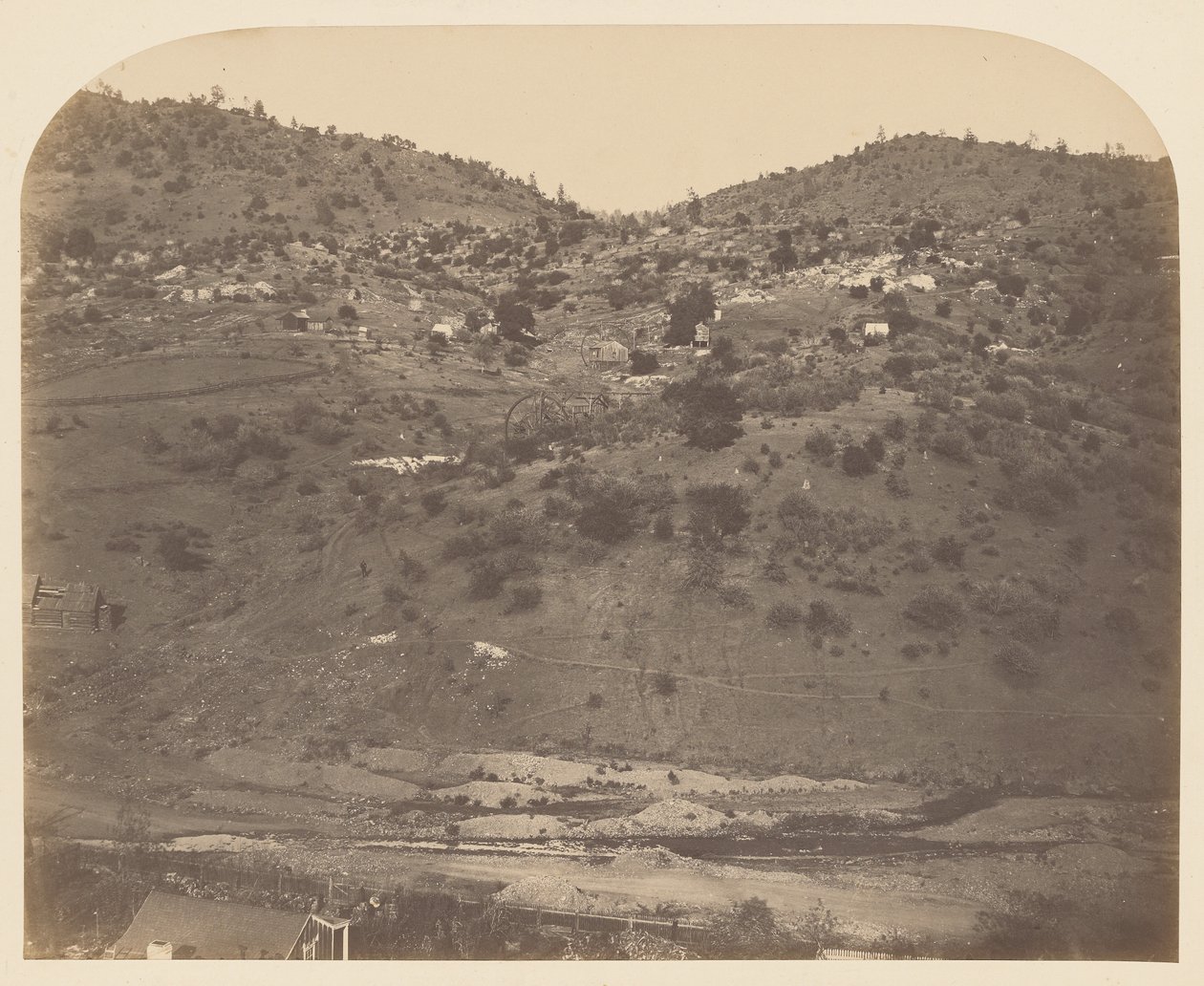 [Mariposa Creek]. alkotó: Carleton Watkins