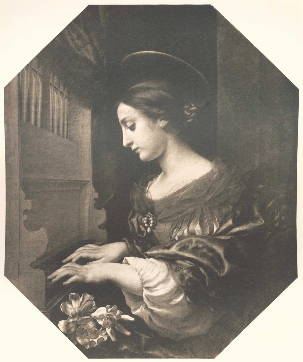 Szent Cecilia alkotó: after Carlo Dolci