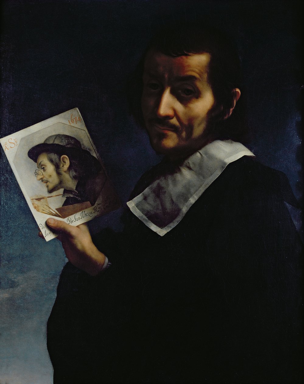 Önarckép, 1674 alkotó: Carlo Dolci