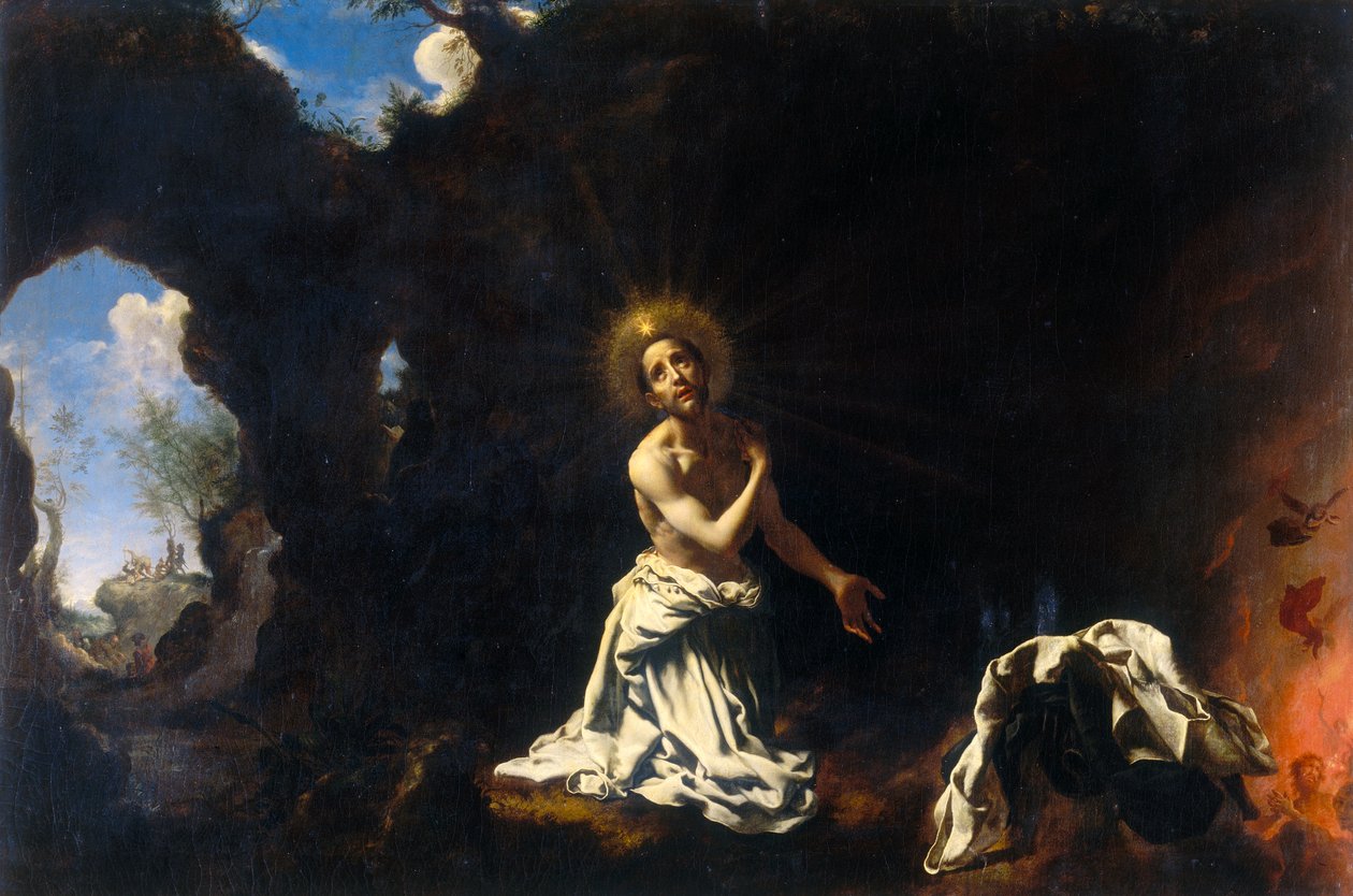 Bűnbánó Szent Domonkos alkotó: Carlo Dolci