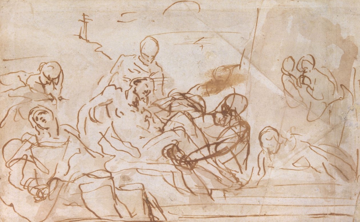 Krisztus sírja alkotó: Carlo Maratta or Maratti