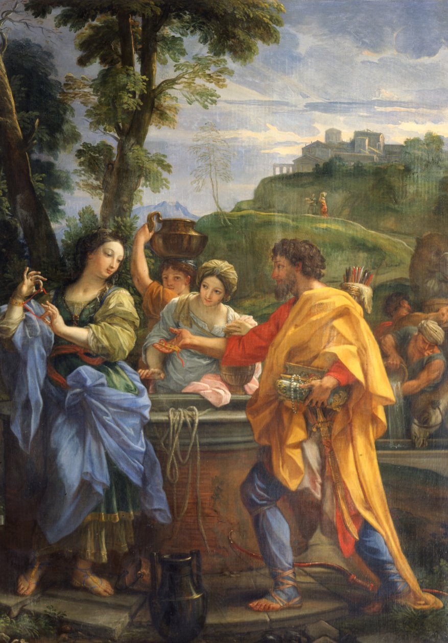 Ábrahám és Ráhel szolgája alkotó: Carlo Maratta or Maratti