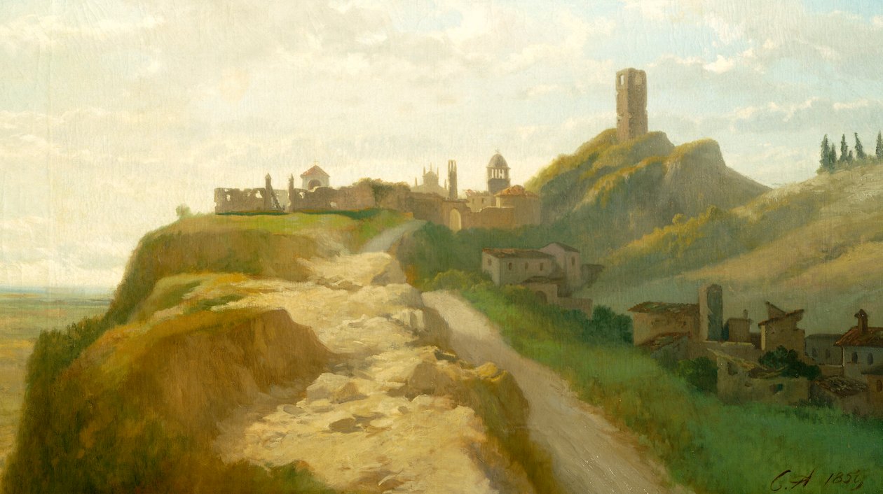 Solferino pozíciója, Carlo Ademollo (1824-1911). alkotó: Carlo Ademollo