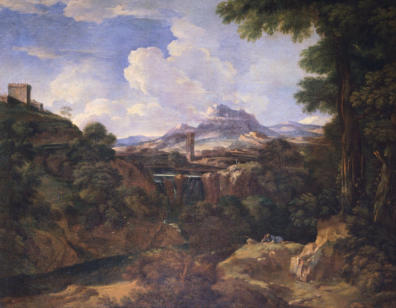 Tájkép, Antonio Tavella (1668-1738). alkotó: Carlo Antonio Tavella