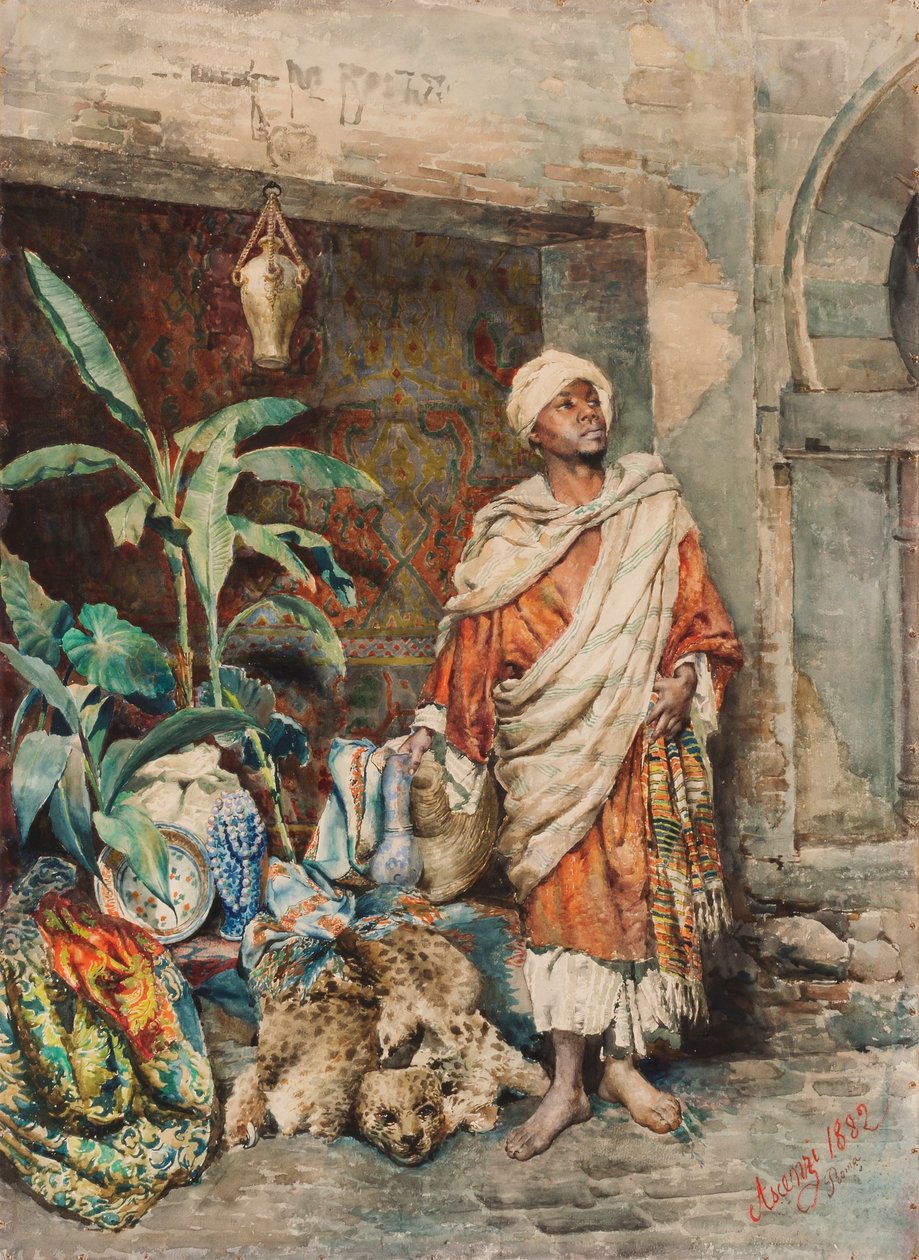 Egy mór alakja alkotó: Carlo Ascenzi