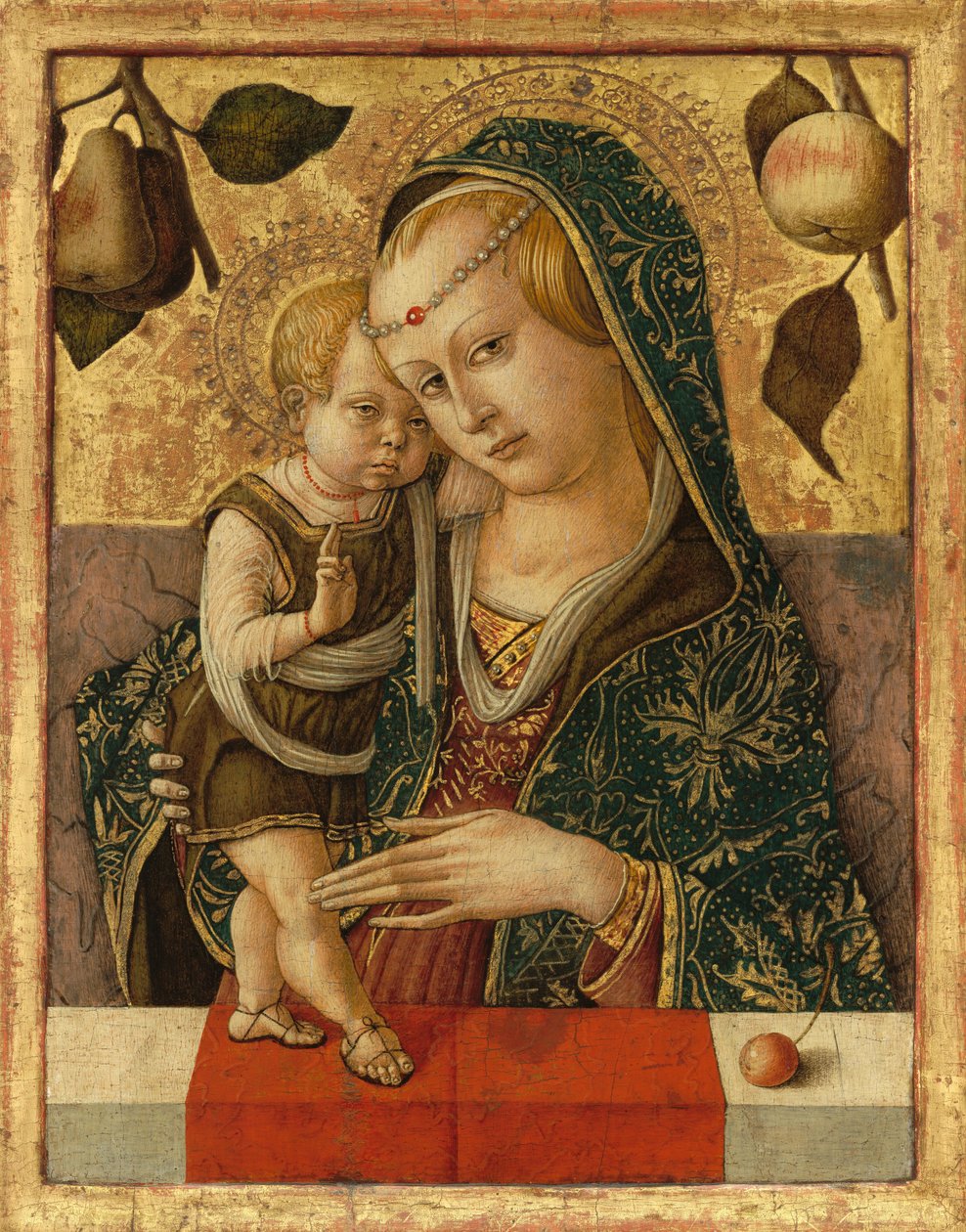 Madonna és gyermeke alkotó: Carlo Crivelli