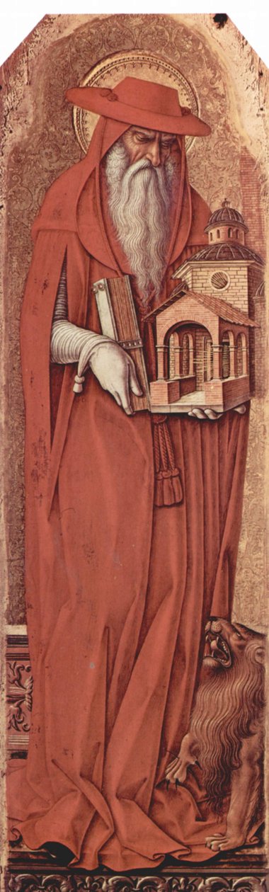 Szent Jeromos alkotó: Carlo Crivelli