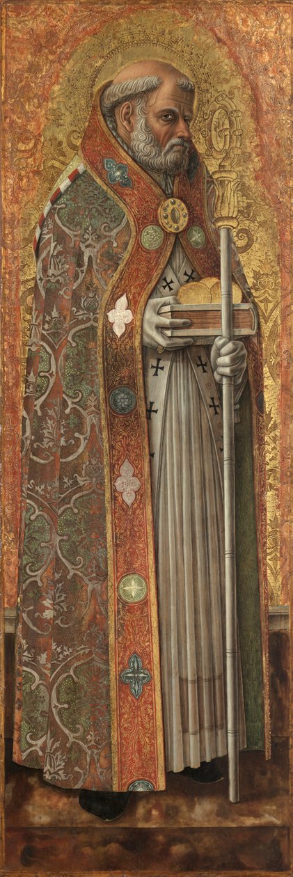 Bari Szent Miklós, 1472. alkotó: Carlo Crivelli