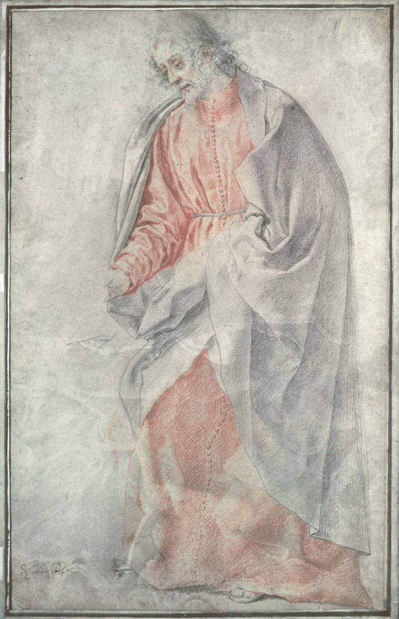 Egy apostol, (pasztell) alkotó: Carlo Dolci