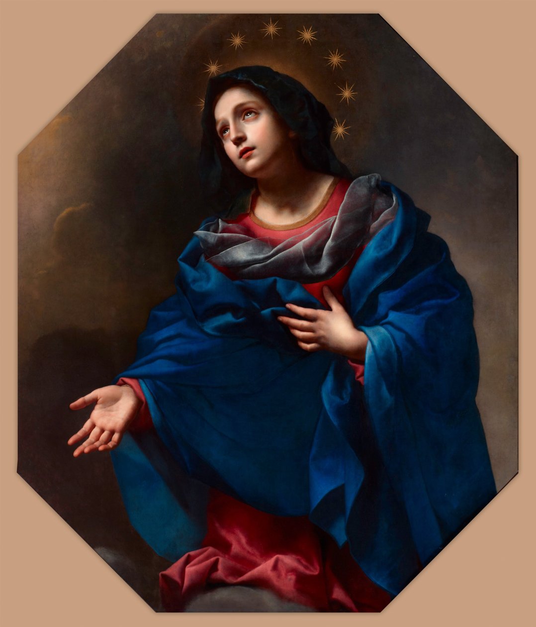 Madonna a dicsőségben alkotó: Carlo Dolci