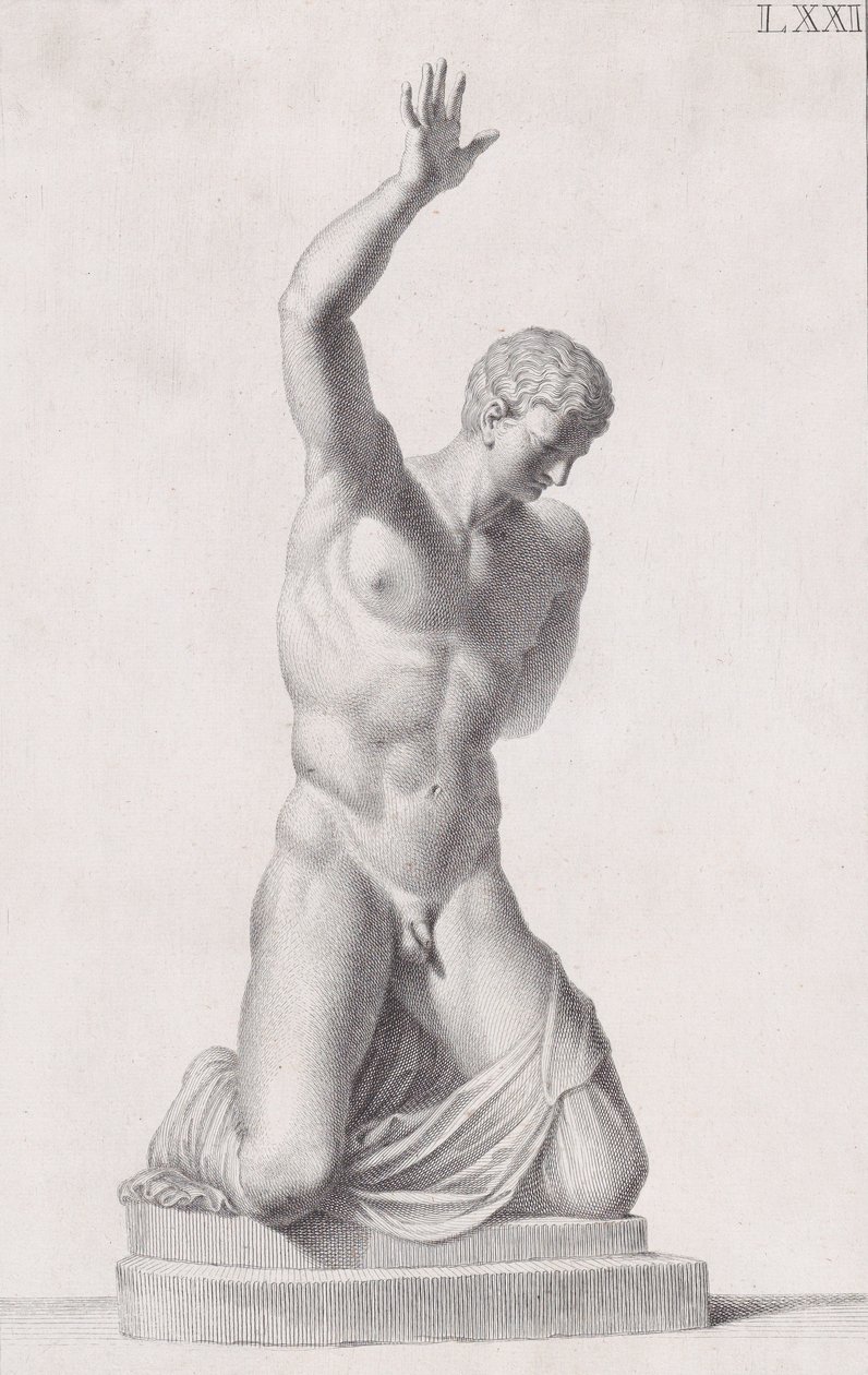 Nárcisz szobra, 1734 alkotó: Carlo Gregori