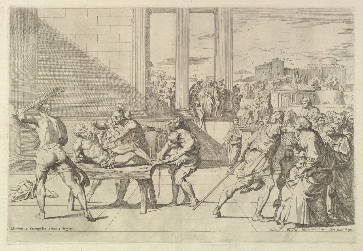 Szent András mártíromsága. alkotó: Carlo Maratta or Maratti