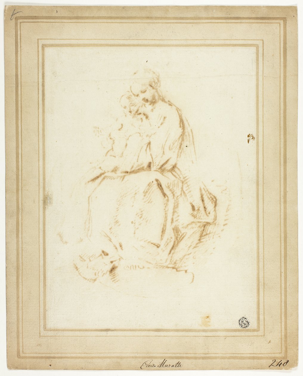 Madonna és gyermeke alkotó: Carlo Maratti