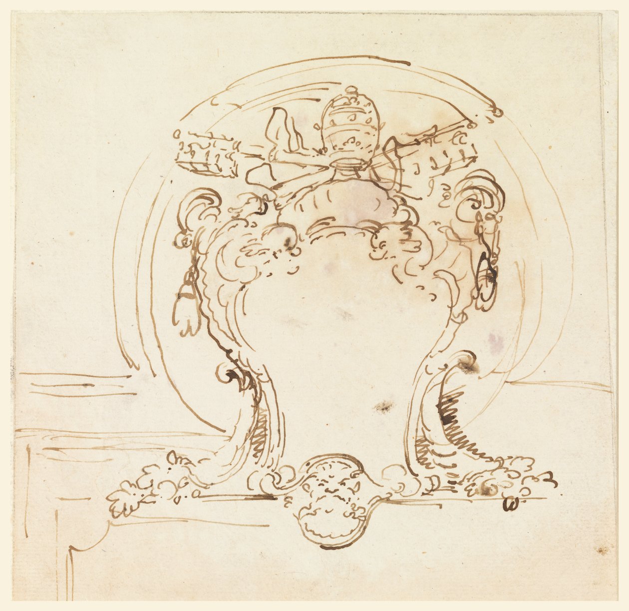 Pápai Escutcheon alkotó: Carlo Marchionni