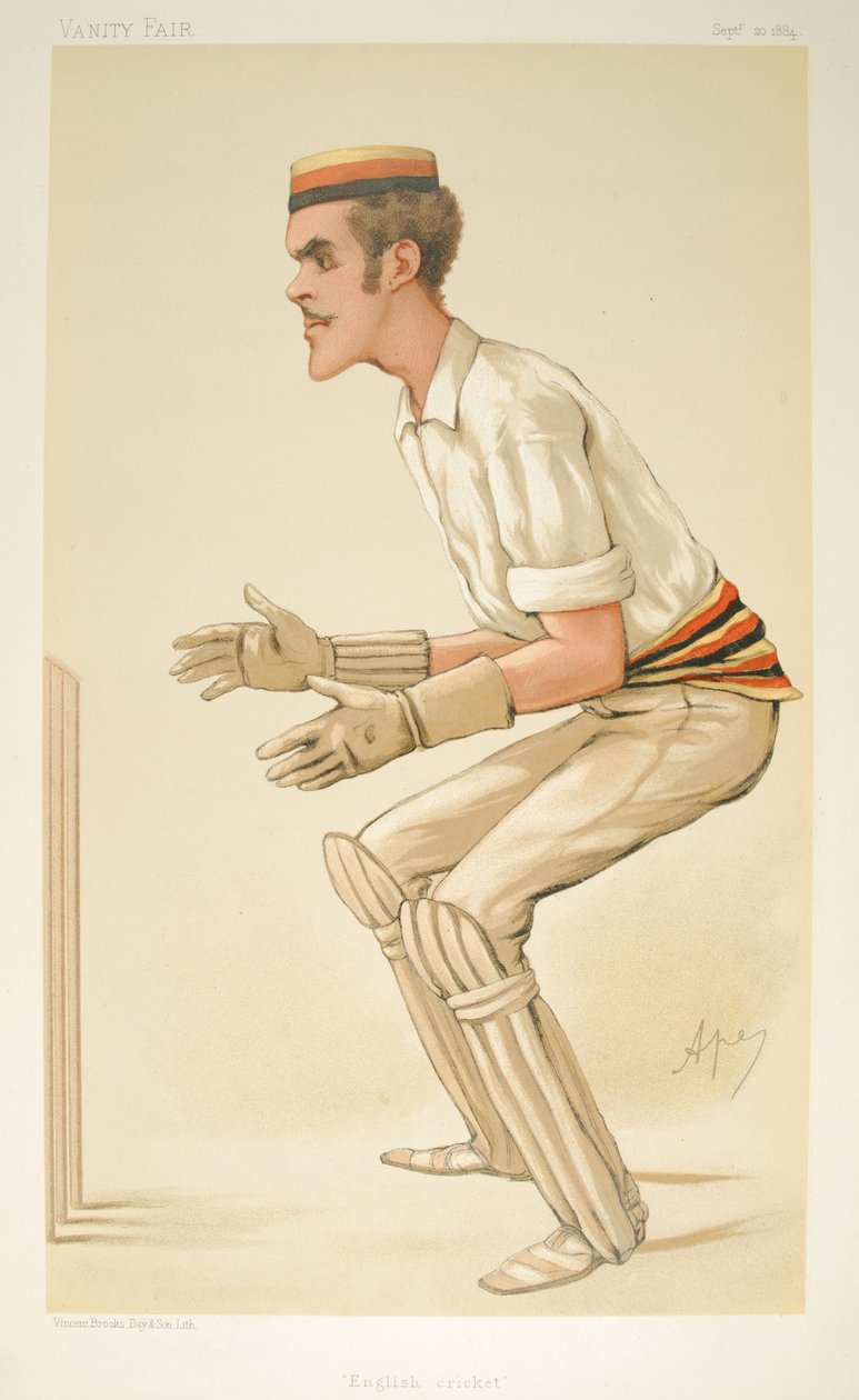 Alfred Lyttelton, Vanity Fair, 1884-09-20 alkotó: Carlo Pellegrini