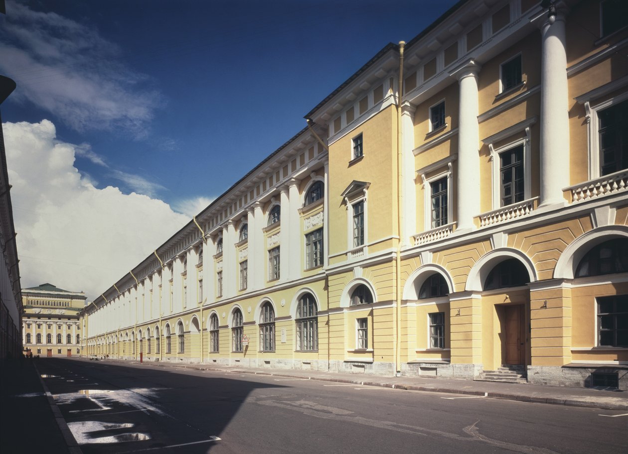 Építész Rossi Street, Szentpétervár, 1828-1832 alkotó: Carlo Rossi