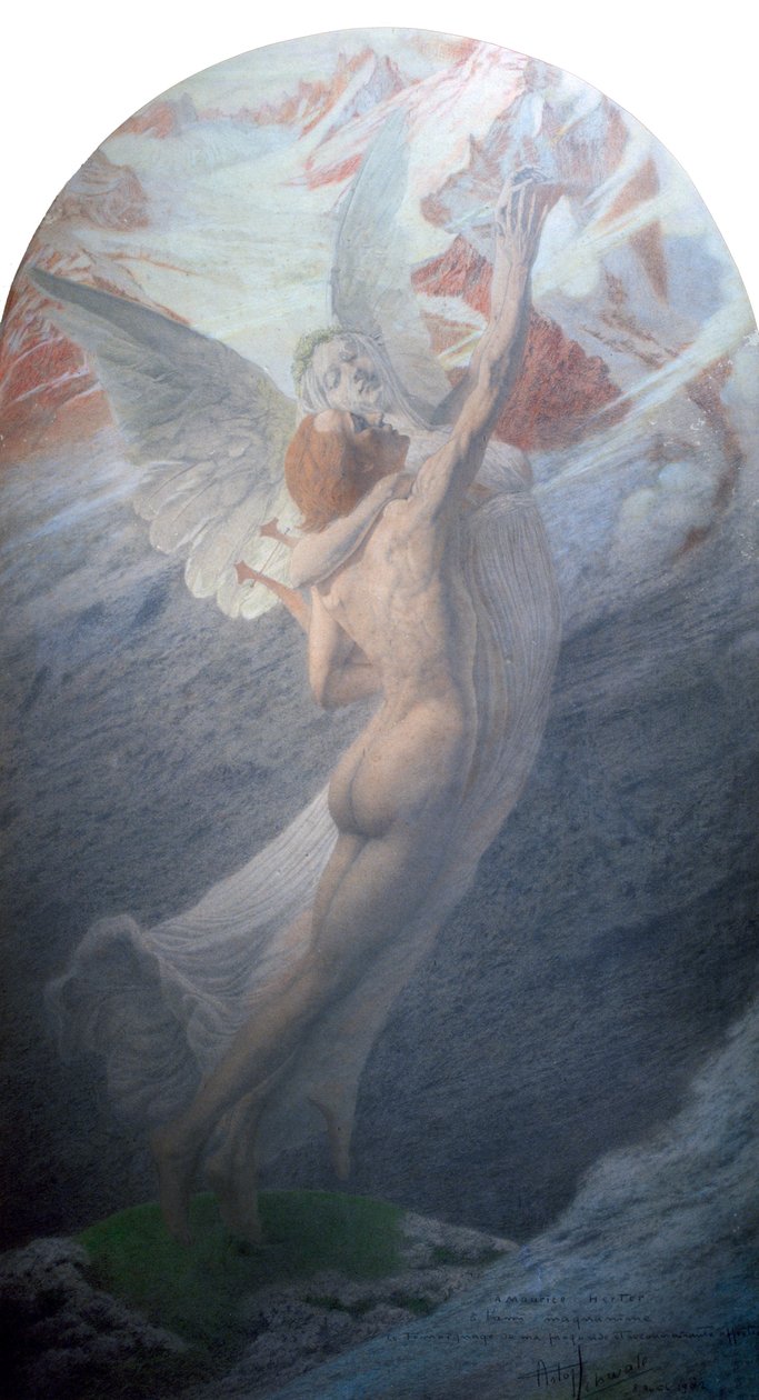 Inspiráció, 1902 alkotó: Carlos Schwabe