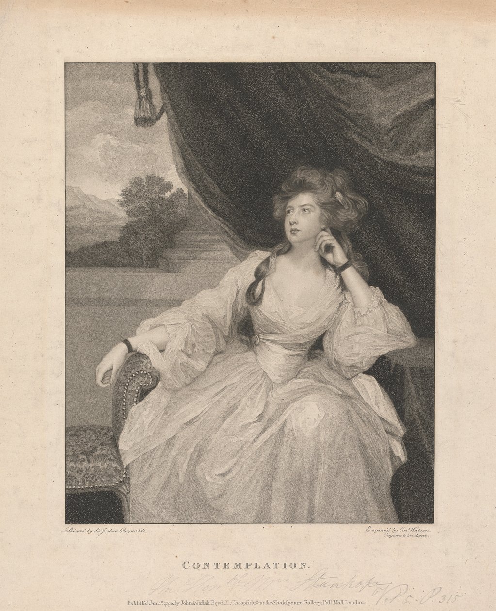 Elmélkedés alkotó: Caroline Watson