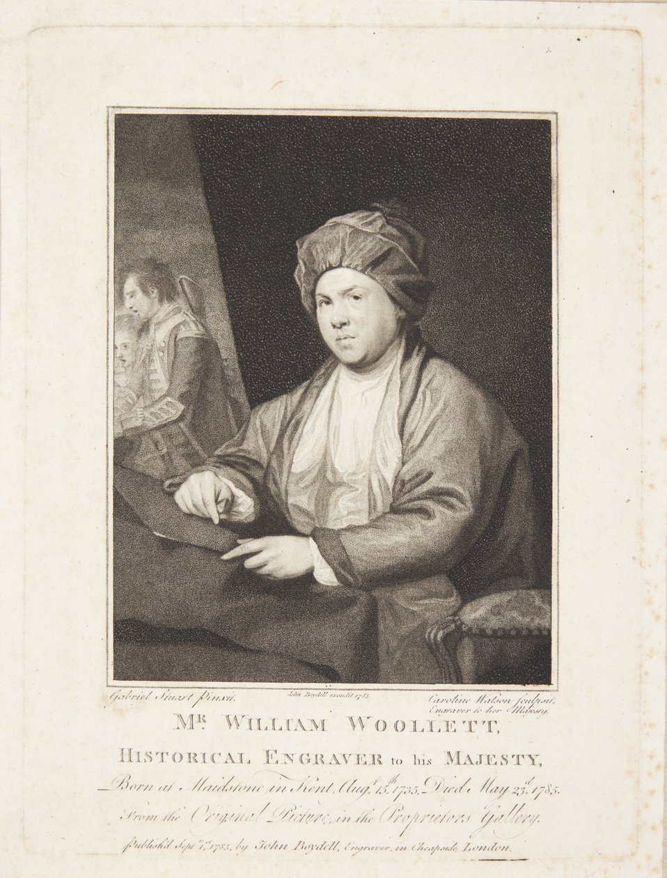 William Woollett alkotó: Caroline Watson
