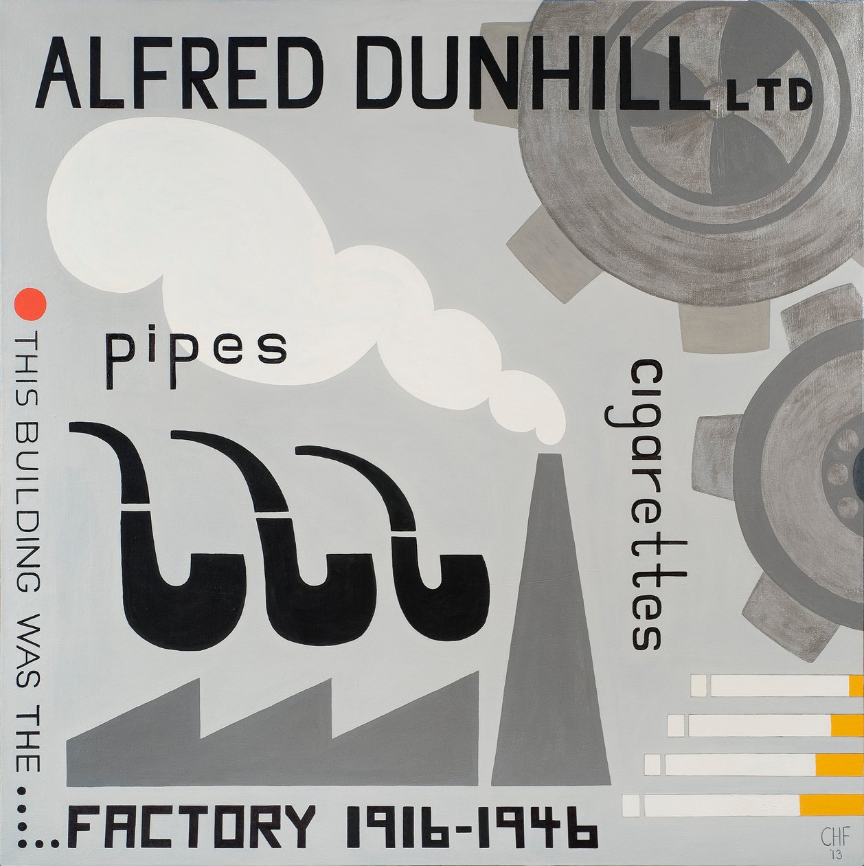 Dunhill gyár, 2013 alkotó: Carolyn Hubbard Ford