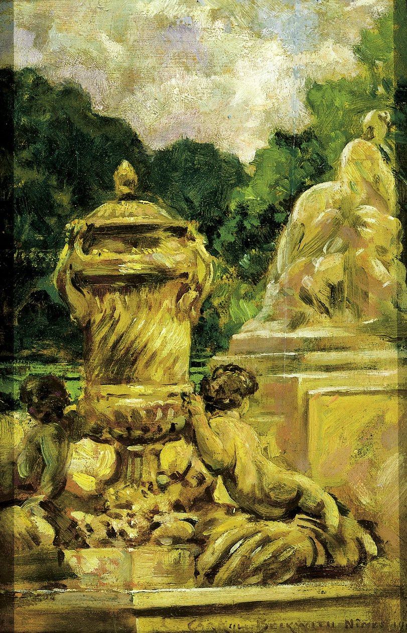 Jardin de la Fontaine Nimes-ban, Franciaországban alkotó: Carroll Beckwith