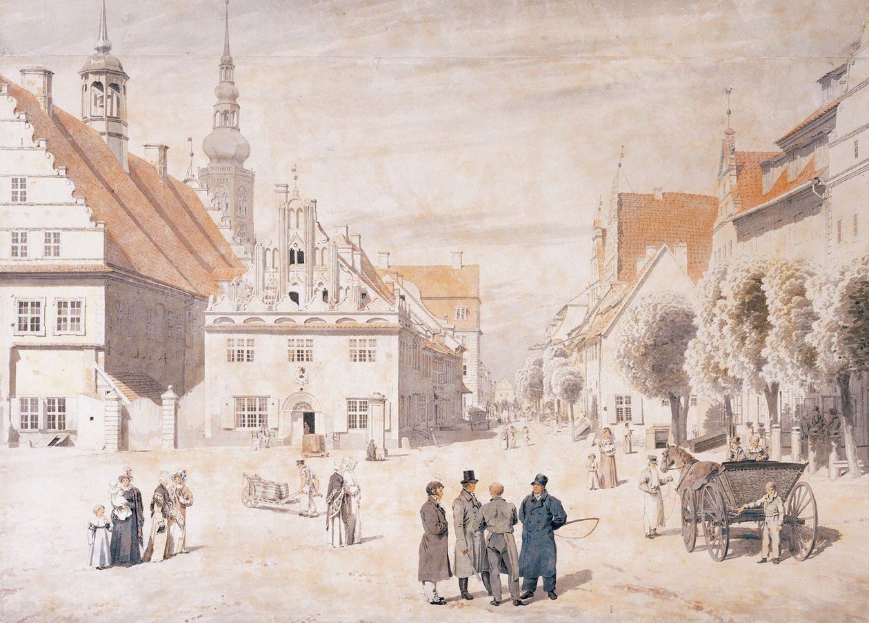 A greifswaldi piac alkotó: Caspar David Friedrich