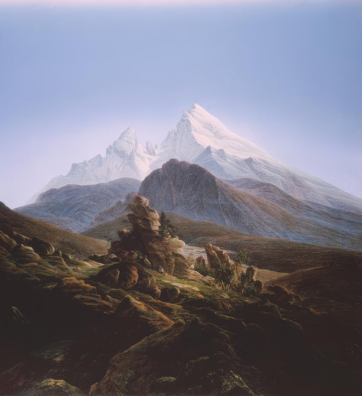 A Watzmann alkotó: Caspar David Friedrich