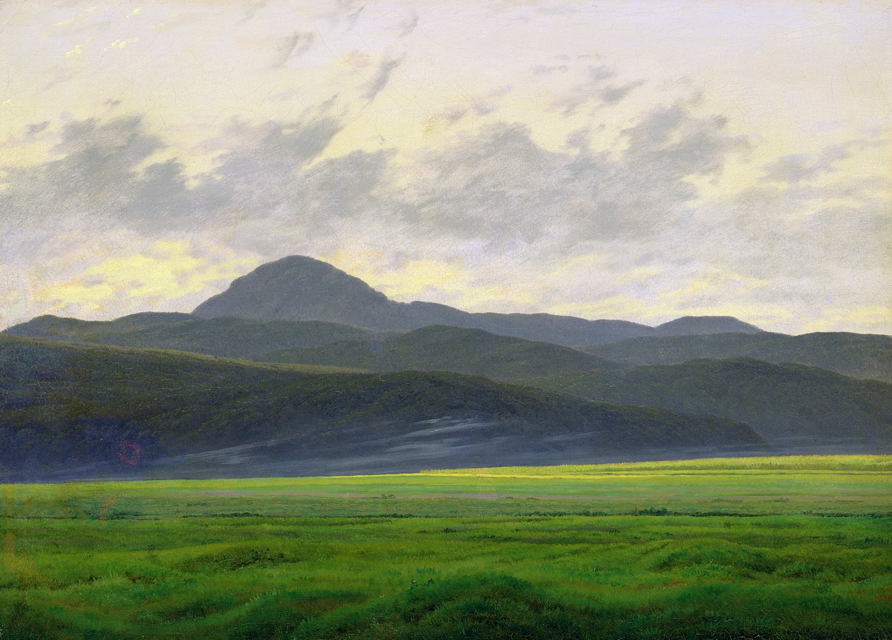 Hegyvidéki táj alkotó: Caspar David Friedrich