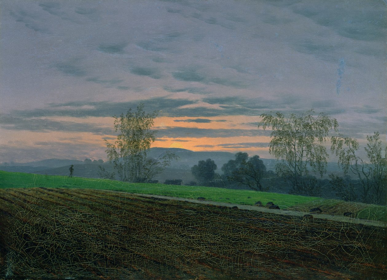 Felszántott mező, 1830 körül alkotó: Caspar David Friedrich