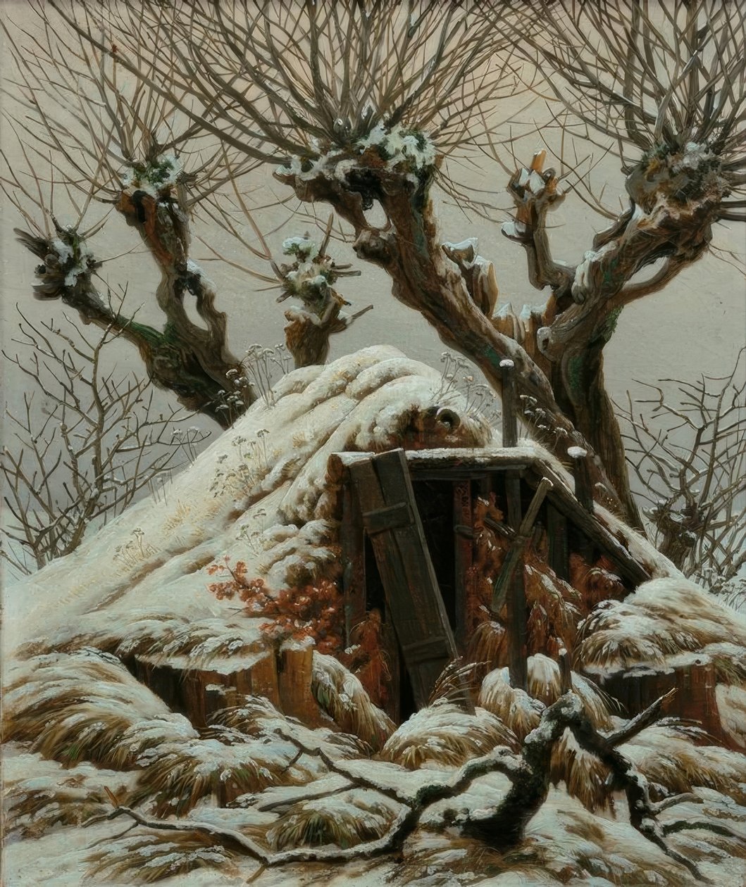 Havas kunyhó alkotó: Caspar David Friedrich