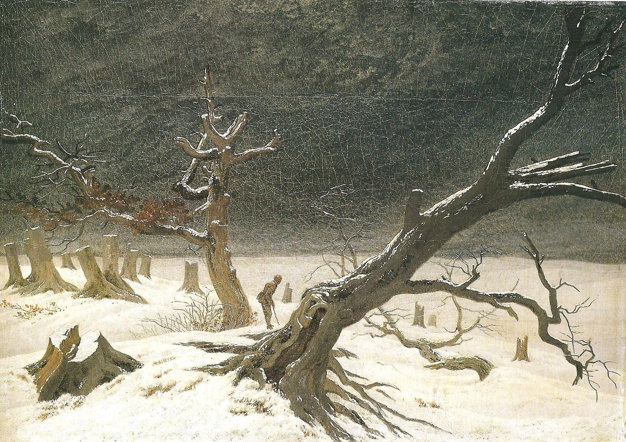 Téli táj I. alkotó: Caspar David Friedrich