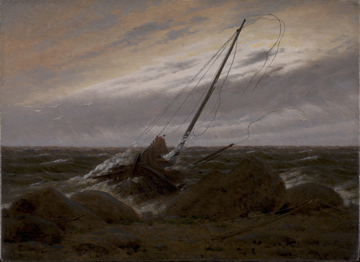 A vihar után alkotó: Caspar David Friedrich