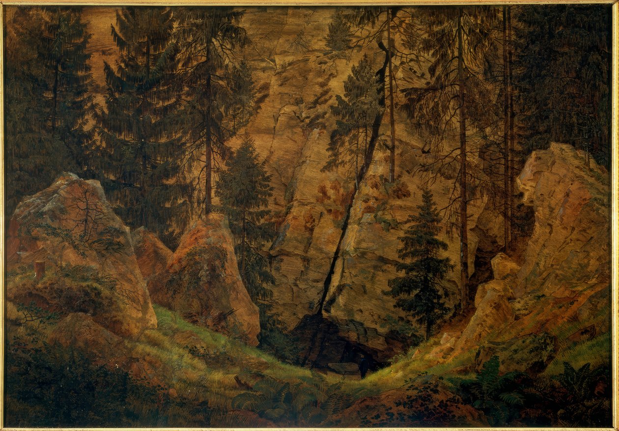 Felsental (Armini sírja) alkotó: Caspar David Friedrich