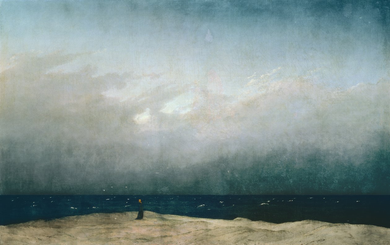 Szerzetes a tenger mellett alkotó: Caspar David Friedrich