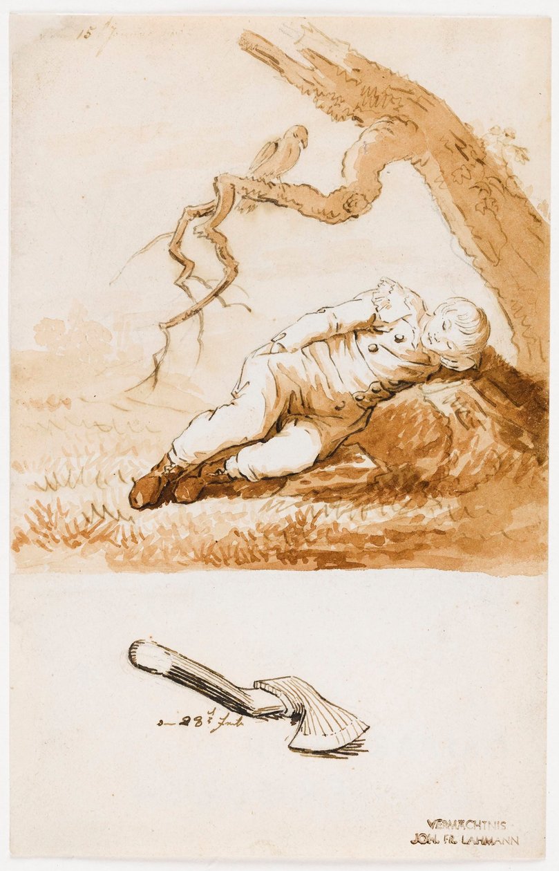 Sleeping Boy alkotó: Caspar David Friedrich