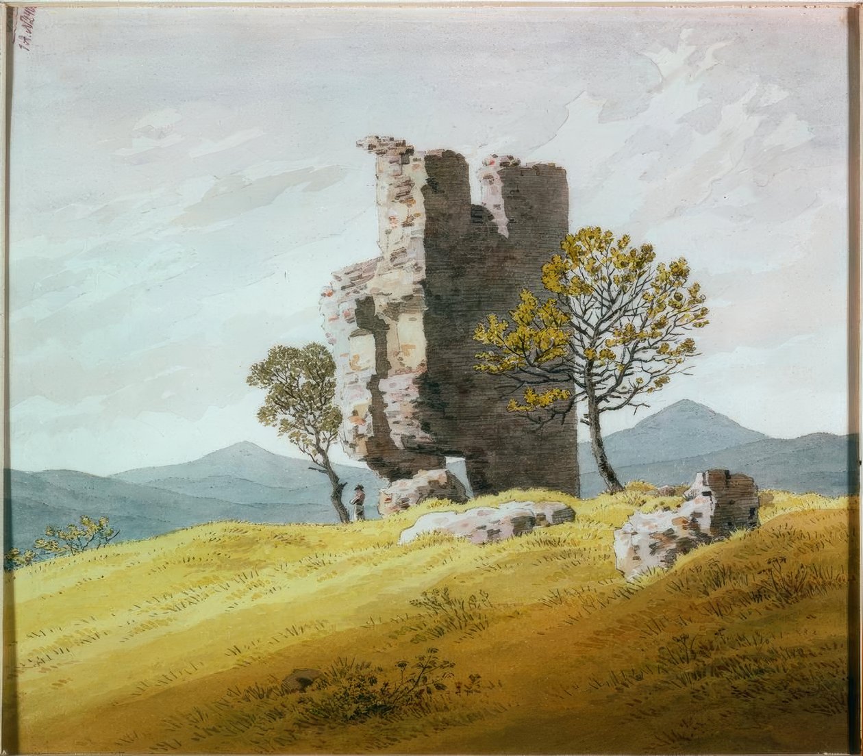 Turmruine alkotó: Caspar David Friedrich