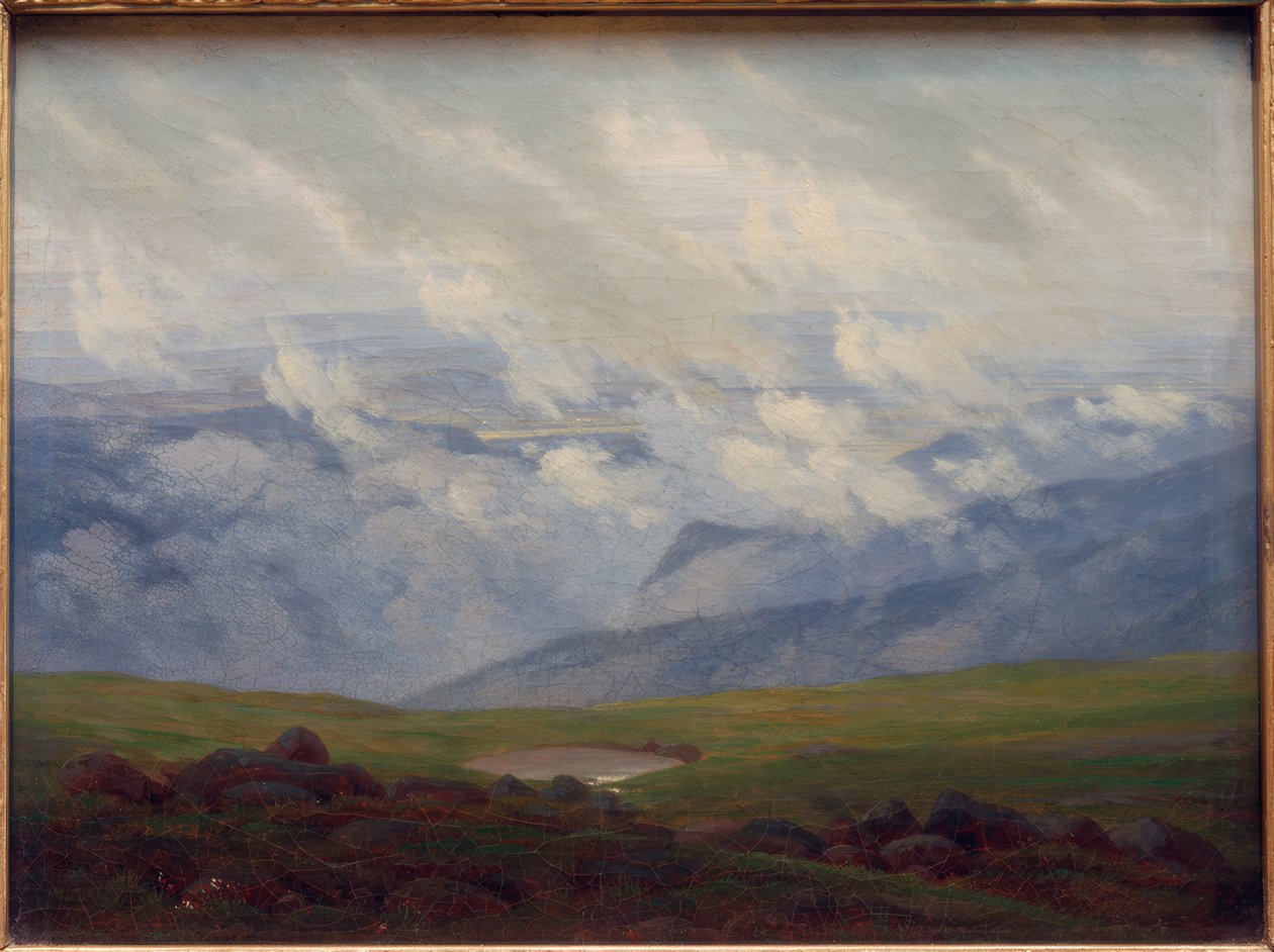 Mozgó felhők alkotó: Caspar David Friedrich