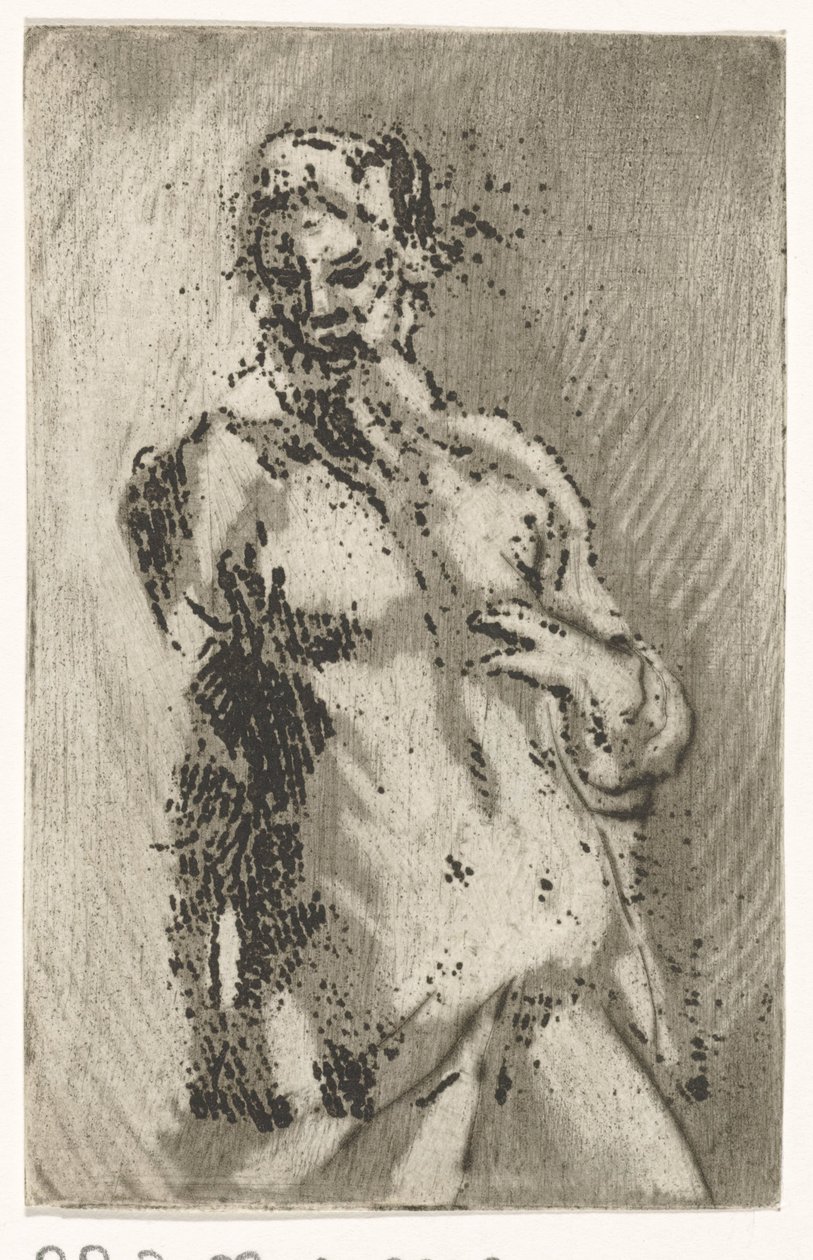 Meztelen férfi törzse alkotó: Caspar Jacobsz. Philips