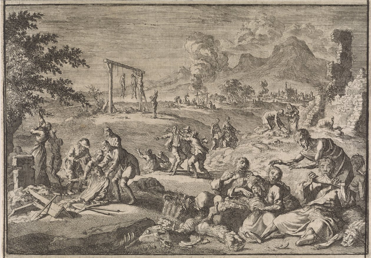 Éhínség Németországban, 1637 alkotó: Caspar Luyken (attributed to)