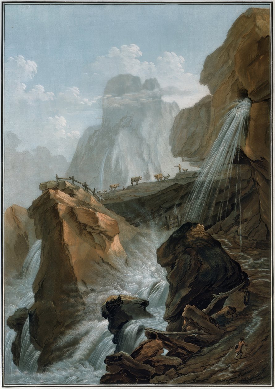 Geltenbach vízesés alkotó: Caspar Wolf