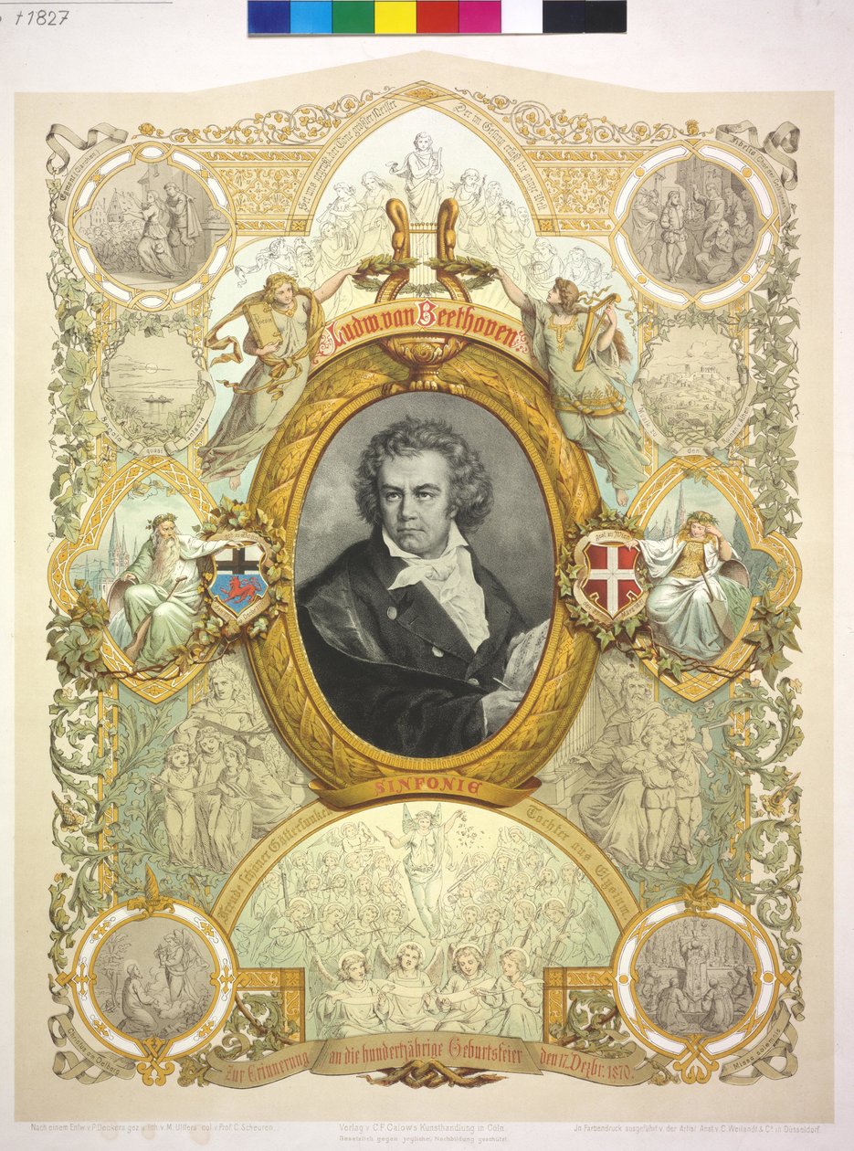 Ludwig van Beethoven alkotó: Casper Johann Nepomuk Scheuren