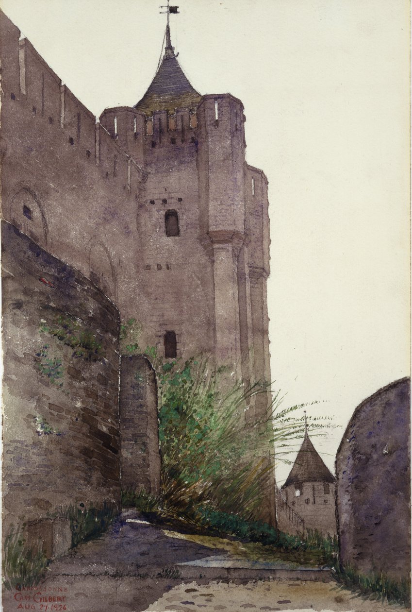 Carcassonne, 1926. alkotó: Cass Gilbert