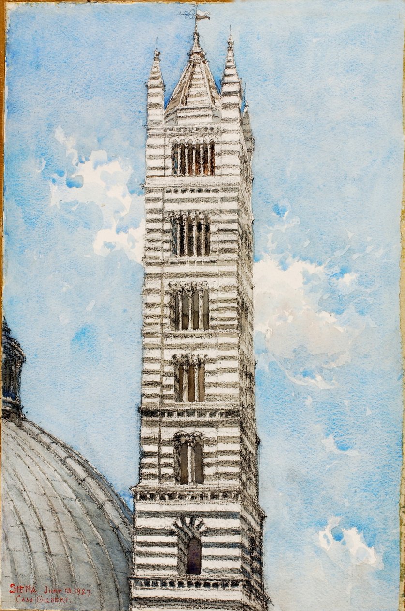 Székesegyház tornya, Siena alkotó: Cass Gilbert