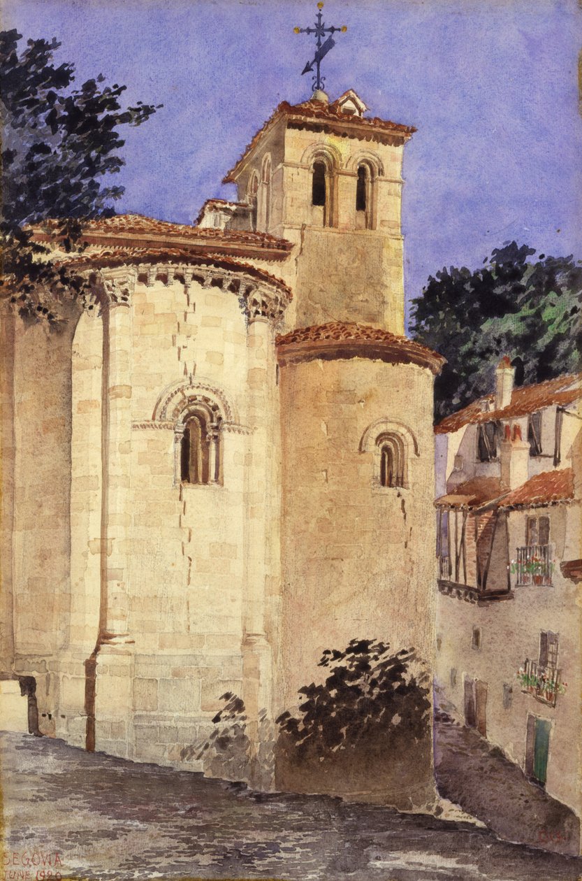 Segovia temploma, Spanyolország, 1920. alkotó: Cass Gilbert