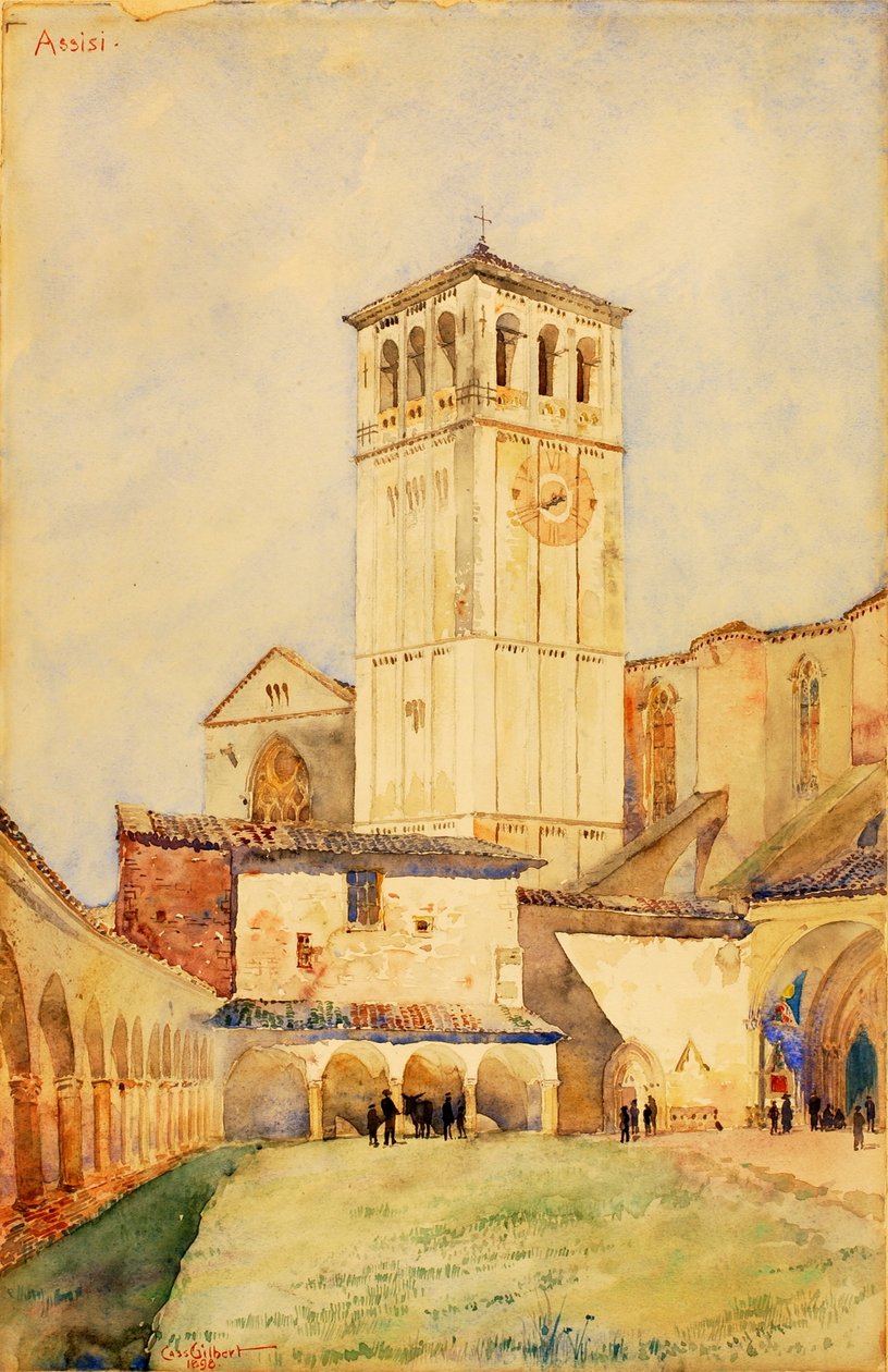Szent Ferenc templom, Assisi alkotó: Cass Gilbert