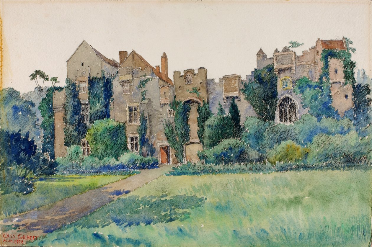 Compton Castle, Devonshire, Anglia alkotó: Cass Gilbert
