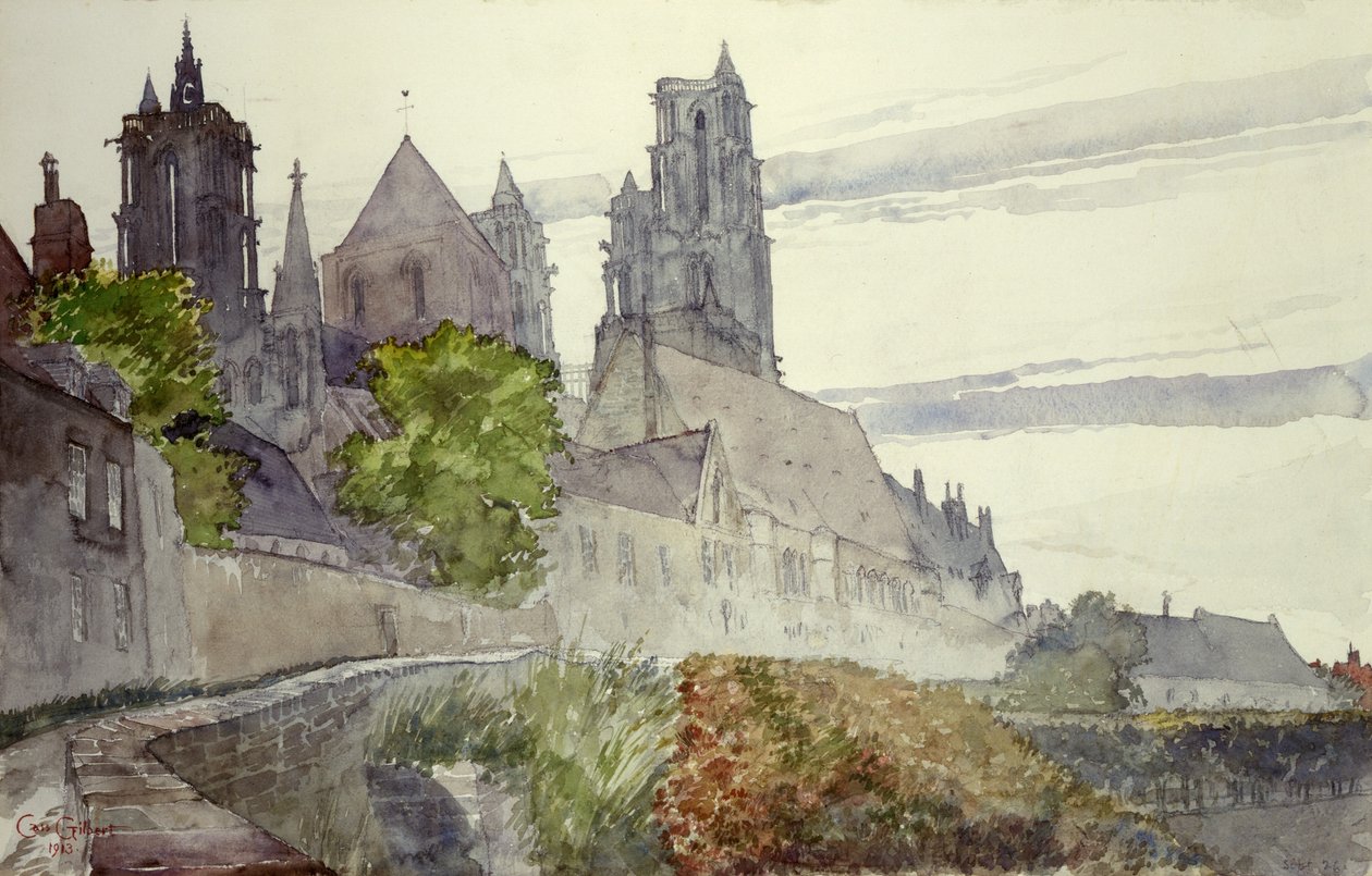 Laoni katedrális, Franciaország alkotó: Cass Gilbert