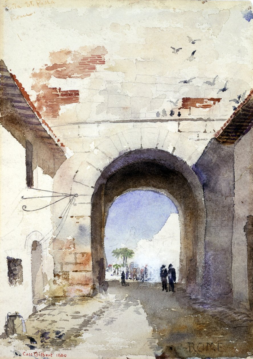 Porta San Paolo, Róma alkotó: Cass Gilbert