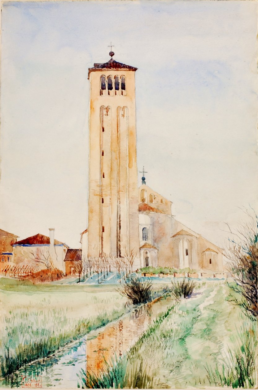 A torony, Torcello katedrálisa, 1898-1916. alkotó: Cass Gilbert