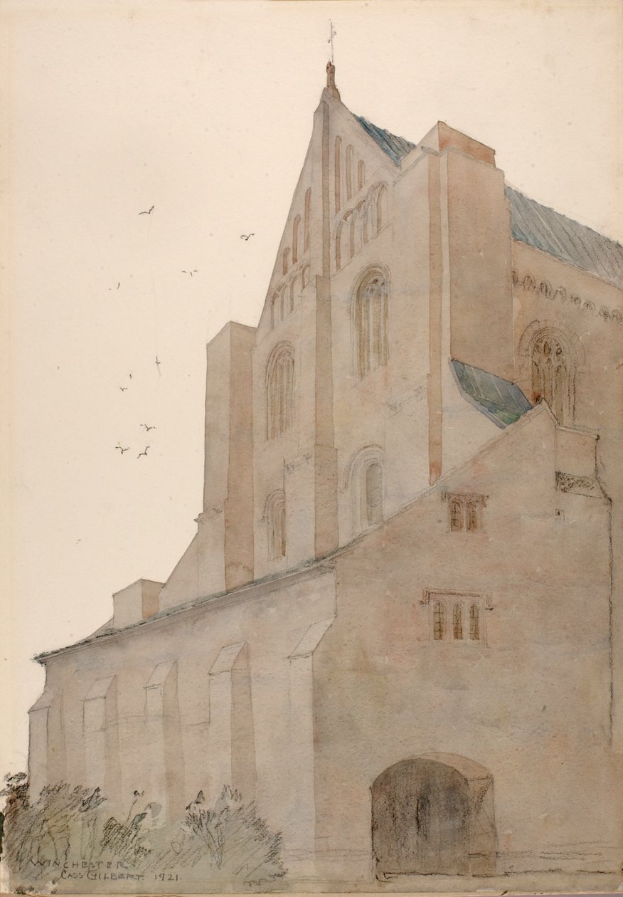 Winchester, Anglia, 1921. alkotó: Cass Gilbert